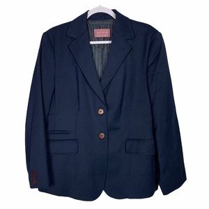 Luca D’Altieri Navy Blue Blazer Suit Jacket 52 XL